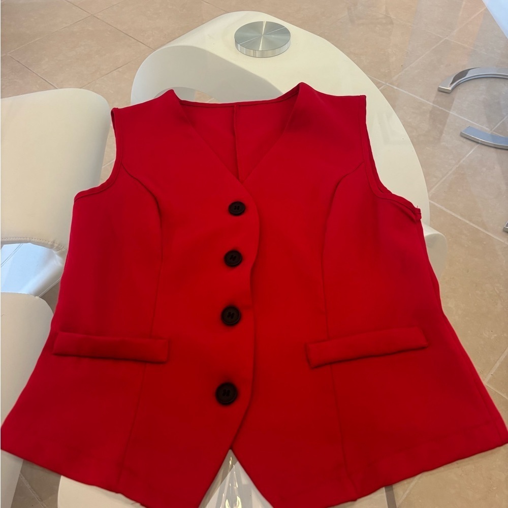 Adidas Vibrant Red Vest